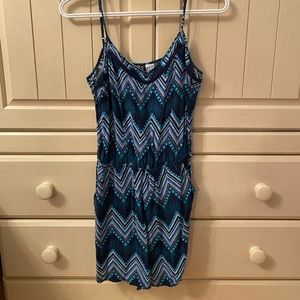 H&M romper, blue, size 8